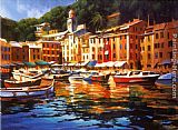 Michael O'Toole Portofino Colors painting